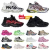 Runners 7.0 Track Top High Sneakers Femmes Hommes Chaussures Graffiti Noir Blanc Multicolore Fuchsia Rose o Vert Plate-forme Luxurys Designer Chaussures Big Taille Formateurs
