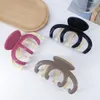 9.5 cm Vente Chaude Double couleur inadéquation Pince À Griffe Petite Barrette Crabe Pinces À Cheveux Pince De Bain Pince À Queue De Cheval Pour Femmes Filles Accessoires De Cheveux Cadeaux