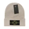 Moda Otoño Gorro de punto Gorro de lujo Gorro de invierno para hombres y mujeres Carta unisex ISLAND logotipo bordado sombreros mezclados de lana P-4