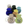 Evening Bags EST Luxury Women Party Designer Funny Rich Dollar Out Crystal Clutches Purses Pouch Money Bag