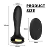 Vibrerande rumpa Plug Electric Shock Dildo Anal Plug Wireless Remote Vibrator Male Sex Toy Prostate Massager Sex Toys For Adults 231012
