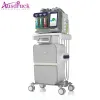 7in1 Diamond Peel Hydro Facial RF Machine met H2O2 Bubble Cleaning polymeer water oxgen Bipolaire EMS RF Huid Scrubber Ultrasoon