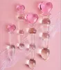 Massage cristal verre godes gay produits sexy godemichet anal perles de stimulation anale vaginale pénis pour femmes plug anal jouets sexy7306210