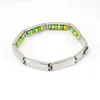 Bracelet CARLIDANA arrivée bijoux en acier inoxydable couleur vert et jaune Bracelet Orula mélange de perles unisexe pour femmes 231016
