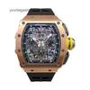 クロノグラフチタンウォッチラグジュアリーウォッチRM腕時計RM11-02 NTPT限定版GMTファッションレジャービジネススポーツ139S 3W3D 2回