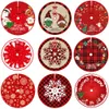 Factory Outlet Decorative creativity lovely printed Tree Skirt mall window Christmas tree bottom apron dress up atmosphere layout O1RP