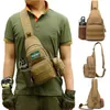 Rucksack Militärische Taktische Sling Umhängetasche Männer Outdoor Wandern Camping Armee Jagd Angeln Flasche Brust Pack Sling Molle Rucksack 231017