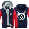 Sweat à capuche pour hommes Fullmetal Alchemist Anime veste à capuche manteau hiver polaire épais chaud sweats à manches longues grande taille