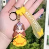 Porte-clés princesse en PVC, jouet de décompression, modèle de figurine d'action, sac de dessin animé, poupée pendentif, jouets cadeau