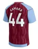 2023 2024 Futbol Gömlek Aston Villas Futbol Formaları Çocuk Kiti Ev Eğitimi Hayranları Watkins Camisetas Futbol Mings Buendia McGinn Maillot Foot Siyah Kaleci 30