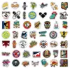 50Pcs Trend Stickers Skate Accessories Waterproof Vinyl Sticker For Skateboard Laptop Luggage Motorcycle Phone Water Bottle Notebook Car Decal