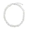 Girocolli 2021 Della Boemia Naturale Puka Borsette Colore Bianco Chip Irregolare Della Collana Del Choker per Le Donne Degli Uomini Collares De Moda Kolye221F