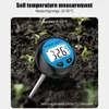 PH-Messgeräte Aicevoos Digitales 3-in-1-Boden-pH-Messgerät, Temperatur-Feuchtigkeitsmonitor, pH-Säure-Tester, Gartenarbeit, Landwirtschaft, Boden 231017