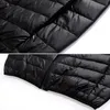 Mens Down Parkas Lightweight Puffer Jacket Men Feather Hooded Coat Ultralight Padded Jackets Spring Winter Plus Size 5xl 6xl 231016