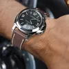 Zespół zegarków najwyższej jakości skórzanybój zegarek brązowy prawdziwy włoski włoski pasek z cielęciem 18-26 mm z solidnymi automatycznymi paskami do burzynek motyli 231016