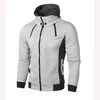 Men's Hoodies Sweatshirts Men Hooded Jersey Casual Hoody Sportswear Jackets Coat Tide Autumn Winter Scarf Collar Zipper Outerwear