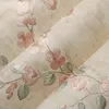 Wallpapers A B Solid Color And Floral 3d Wallpaper For Bedroom Living Room Home Decorative Embossed Texture Flower Wall Paper Green