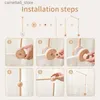 Mobiles # Faisons bébé lit en bois cloche support Mobile suspendus hochets jouet cintre bébé berceau Mobile lit cloche bois jouet support bras support Q231017