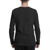 Erkek Polos Dans Şeytan Uzun Kollu T-Shirts Sports Fan Siyah Tişört Estetik Kıyafetler Tasarımcı Erkekler