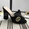 Frauen Sandalen Quaste Sandale Designer Schuhe Blockabsatz Sandale Gladiator Hausschuhe Marke High Heel Lady Open Toe Slipper