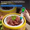 PH Meters Professional Food PH Meter 0.00~14.00pH Temp pH Tester High Accuracy Sensor Acidity Analyzer for Meat Canning Cheese Dough Water 231017