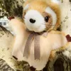 Plush Keychains Mini cute plush toy raccoon hanging pendant couple phone pendant doll gift keychain car home decoration ornaments 231016