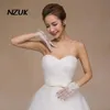 Guanti cinque dita NZUK Guanti da sposa sexy guanti da sposa novia accessori vestido de festa Giarrettiera da sposa Guanti bianchi da dito 231016