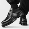 Lace-up Top Men 76 Boots Autumn Lellow Low Outdoor Work Discal Class Big Head Motorcycle Cyble D460 974 56