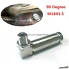 90 graders syresensor Anglad Adapter Mini Catalytic Converter Check Engine Light Cel Fix O2 Spacer Drop Delivery