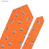 Cravates Aniaml Cravates d'impression pour hommes Wome Printted Classic Tie Casual Mens Ties Cartoon Tie Fashion 9 CM Largeur Cravate pour la fête de mariageL231017