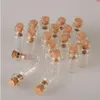 10*28*5mm 1ml Mini Clear Glass Bottles With Cork Empty Vials Jars Small Wishing Bottle 300pcslotgood qty Nhjjo