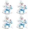 Kerstversiering Hars Ornamenten Leuke Huis Kerstman Hanger Diy Naam Trojan Kids Kerstboom Ornamentss Geschenken Drop Levering 1017