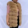 Pelliccia da donna Pelliccia sintetica Gilet di pelliccia naturale Cappotto invernale da donna autunno caldo gilet fatto di pelliccia naturale Gilet da donna Gilet di vera pelliccia Gilet di vera pelliccia Pelliccia ves 231016