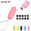 Brinquedos adultos portátil sem fio vibratório ovo vagina bolas mp3 estilo vibradores controle remoto feminino masturbação sexo jogo 231017