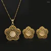 Necklace Earrings Set Wholesale Luxury Jewels Pendants For Women Wedding Bridal Earring Jewellery