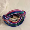 Totes Cross Body New Colourful Rainbow Noodles Luxury Designer Lady Handbag Underarm Bag Tote Party Bagscatlin_fashion_bags