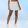 Lu lu Tenis Kadın Yoga Mahkemesi Rival Etek Pileli Spor Kıyafetleri Kadın Tasarımcı Giysileri Açık Hava Spor Fiess Golf Pantolon Kısa S
