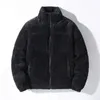남자 재킷 패션 겨울 재킷 남자 파카 두꺼운 따뜻한 스트리트웨어 코트 코트 남성 스탠드 칼라 단색 지퍼 겨울 코트 남자 아웃복 231016