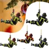 Figurine pendentif de pompier, Arts et artisanat, décoration de la maison, périphérique de feu créatif, modèle acrylique 231017
