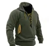 Aangepaste T-shirts Polo's 021 Zakstiksels Heren Hoodie Losse trui Jas met lange mouwen