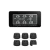 Codash Truck Car Tpms Tyre Pressure Monitoring System Digital Lcd Display 6 Tire Sensors 0-13.7 Bar Security Alarm Motive-12