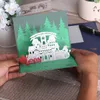 Cartes de vœux Carte de Noël Train 3D Pop Up Cadeau de Noël pour les vacances d'hiver 231017
