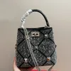 Designer de luxo moda feminina totes bolsas 2023 nova venda quente baixo-chave luxo versátil temperamento feminino diamante bolsa