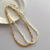 Collier ras du cou romantique en perles de coquillage, bijoux de mode coréenne exquis, accessoires tendance pour femmes, colliers à breloques délicates