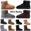 Designer Dames Leren laarzen Braid Comfy Australia Booties Suède ugglie Schapenvacht korte mini strik kaki zwart wit roze marine outdoor sneakers