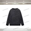 Xinxinbuy Men Designer Hoodie Sweatshirt Cardigan Paris Double Letter Jacquard Women Black Apricot Yellow White S-2XL