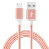 Nylon Gevlochten Type C USB-kabel USB 2.0 naar 3.1 Hoge snelheid opladen Type C-kabel Metalen behuizing V8 Laadsnoeren voor iPhone Android Smart LL