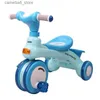 Cyklar Ride-ons Children's Trehycle Barnvagn Trehjulig barnvagn Barncykelbalans Bike Toddler Toys For Kids Car Baby Walker Q231017