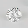 Erbjuda certifikattestet positivt ij färg rund briljant klipp 1ct 6 5mm vvs klarhet lab odlad moissanite diamant för örhänge1234z