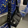 Axelväskor gotiska svart handväska vintage handväska crossbody axel handväska messenger tygsäck